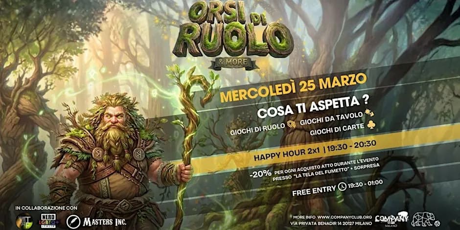 Locandina ORSI DI RUOLO